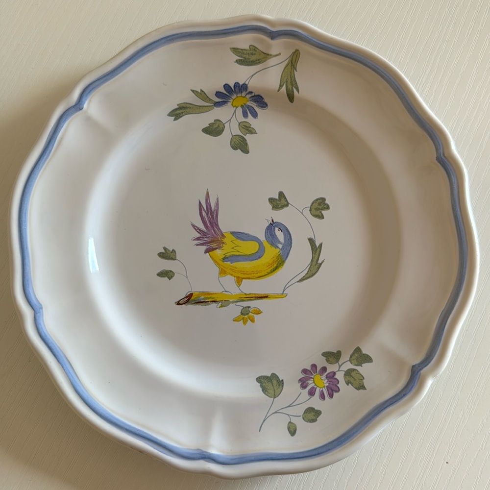 Vintage Longchamp “Perouges” Salad Plates - Set of 4